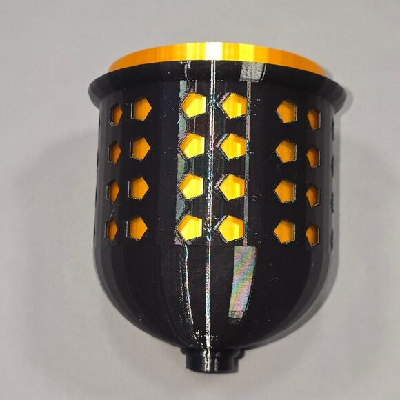 Aquaponic Aquarium Wicking Planter Pot Black Gold Self Watering Fish Tank Decor - Picture 4 of 14